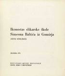 Ikonostas slikarske škole Simeona Baltića iz Gomirja