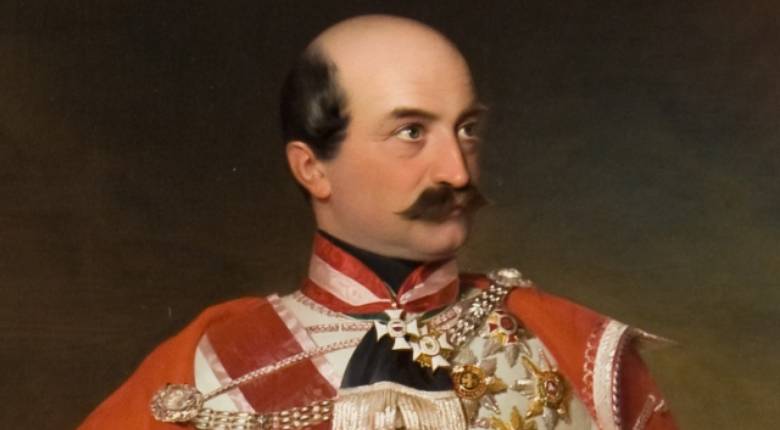 Franz Schrotzberg: Josip Jelačić u instalacijskoj odori (1801.-1859.), 1850.g., HPM-77844 (detalj)